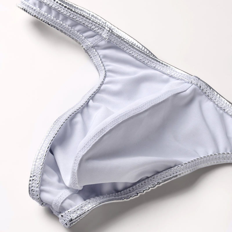Sexy Men Faux Leather Thongs G Strings Underwear Male Panties U Pouch Low Rise High Elasticity Mens Lingerie Jockstrap
