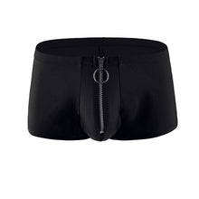 Load image into Gallery viewer, Mens Boxers Underwear Man Silky Boxershorts U Pouch Zipper Men&#39;s Panties Sexy Gay Underwear Men Boxers Briefs