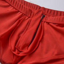 Load image into Gallery viewer, Mens Boxers Underwear Man Silky Boxershorts U Pouch Zipper Men&#39;s Panties Sexy Gay Underwear Men Boxers Briefs