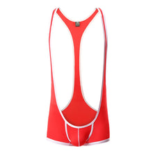 Load image into Gallery viewer, Mens Bodysuit Modal Bodywear Underwear Wrestling Singlet Leotard Jumpsuits Suspender U Pouch Boxers Shapers Sexy Jockstrap