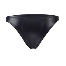Load image into Gallery viewer, Sexy Briefs Underwear Zipper Faux Leather Mens Bikini Briefs Underpants With U Pouch