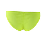Mens Bikini Briefs Underwear Mesh Breathable Male Mini Panties Cuecas Masculinas Hip Lifting Sexy Lingerie