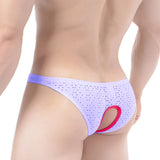Men Sexy Solid Breathable Briefs Quick Dry Erotic Underpants Gay Underwear