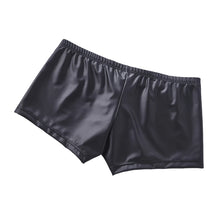 Load image into Gallery viewer, Sexy Men&#39;s Panties Faux Leather Men Boxer Shorts Underpants Zipper Underwear U Pouch Mens  Boxers Lingerie
