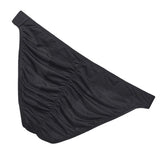 Ice Silk Breathable Briefs Men Underwear Male Wide Belt Panties Sexy U Pouch Wrinkle Bikini