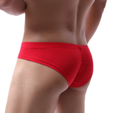 Load image into Gallery viewer, KUDYZON Sexy Men Solid Cheeky Boxers Brief Man Butt-lifting Boxers Shorts Convex Breathable Trunks Panties Gay Men Underwear