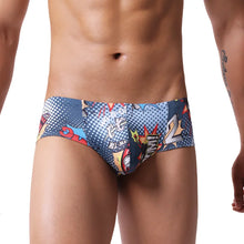 Load image into Gallery viewer, Sexy Boxer Shorts Underpants Men Mesh Boxers Underwear Printed Quick Drying Male Panties Shorts Hombre Boxer Trunks Lingerie