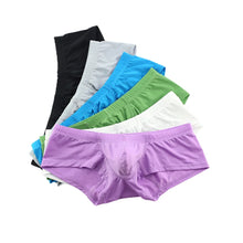 Load image into Gallery viewer, KUDYZON Men&#39;s Solid Boxers Underwear Ice Silk Boxer Shorts Sexy Men Underpants Pouch Comfortable Cuecas Male Boxershorts Panties