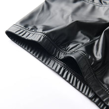 Load image into Gallery viewer, Men&#39;s Boxers Panties Man Imitation Leather Boxershorts U Pouch Panties Sexy Gay Underwear Male Lingerie