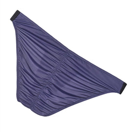 Ice Silk Breathable Briefs Men Underwear Male Wide Belt Panties Sexy U Pouch Wrinkle Bikini