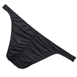 Ice Silk Butt-Lifting Briefs Men Underwear Sexy U Pouch Bikini Slips Hombre Breathable Exotic Lingerie