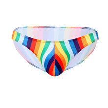 Load image into Gallery viewer, Men&#39;s Sexy Bikini Briefs Low Waist Underwear with U Pouch, Breathable Printed Lingerie, Stretch Comfort Fit Calzoncillos Cuecas