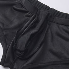 Load image into Gallery viewer, Mens Boxers Underwear Man Silky Boxershorts U Pouch Zipper Men&#39;s Panties Sexy Gay Underwear Men Boxers Briefs
